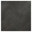 1-1/2" x 6" Herringbone Harmony | Deep Basalt - Ultra Honed | Basalt Mosaic Tile