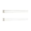 Architectural Reversible Pencil in White Whisp Dolomiti Ultra Premium Marble with a Honed finish. Can be used as an indented or a solid bar liner as seen here.