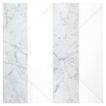 Streamline Moderne Solid tile pattern in Dolomiti and Carrara marble.