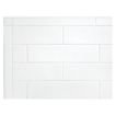 2" x 8" Zollage hand made look tile in Blanco Light color with a gloss finish.