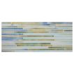 Stalks Katami glass mosaic in Chalcedony color with a gloss finish.