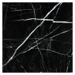 12" square tile in polished Nero Marquina marble.