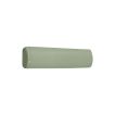 3/4" x 6" Quarter Round ceramic molding in White Celadon with a gloss finish.