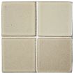 3" x 3" ceramic field tile in Beige White color with a matte finish.
