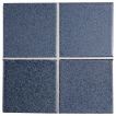 3" x 3" ceramic field tile in Blue Matte color with a matte finish.