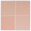 3" x 3" ceramic field tile in Blush color with a matte finish.