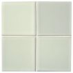 3" x 3" ceramic field tile in Cream color with a gloss finish.