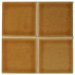 3" x 3" ceramic field tile in Dijon color with a gloss finish.