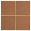 3" x 3" ceramic field tile in Gingerwood color with a matte finish.