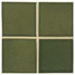 3" x 3" ceramic field tile in Grasshopper color with a gloss finish.