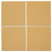 3" x 3" ceramic field tile in Harvest color with a matte finish.