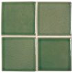 3" x 3" ceramic field tile in Julep color with a gloss finish.