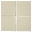 3" x 3" ceramic field tile in Latte color with a matte finish.