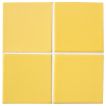 3" x 3" ceramic field tile in Lemon Cream color with a matte finish.