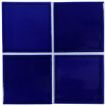 3" x 3" ceramic field tile in Midnight-P color with a gloss finish.
