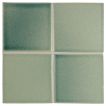 3" x 3" ceramic field tile in Serenity color with a gloss finish.