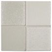 3" x 3" ceramic field tile in Snowflake color with a matte finish.