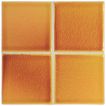 3" x 3" ceramic field tile in Solar color with a gloss finish.