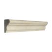 1-3/4" x 12" France Chair Rail molding in polished Crema Marfil marble.
