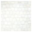 1-1/4" Offset Square stone mosaic in White Whisp Dolomiti Ultra Premium honed marble.