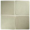 3" Square ceramic tile in Ash color with a gloss finish.