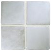 3" Square ceramic tile in Bruce White color with a Gloss finish.