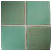 3" Square ceramic tile in Seafoam color with a gloss finish.