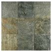 12" x 12" Slate | Gold Green - Natural Cleft | Stone Tile Collection