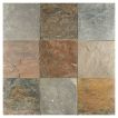 12" x 12" Slate | Copper Multi - Natural Cleft | Stone Tile Collection