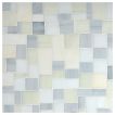 Petite Block glass mosaic in Tranquil Shores Blend color with a gloss finish.