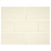 Tiepolo ceramic 2" x 4" tile in Ming color with a gloss finish.