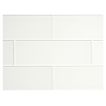 3" x 9" glass subway tile in Collon color with a natural finish.