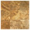 A field of nine 16" Square tiles in honed and unfilled Brilliant Tan travertine.