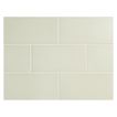 Vermeere 3" x 6" ceramic subway tile in Spumante with a matte finish.
