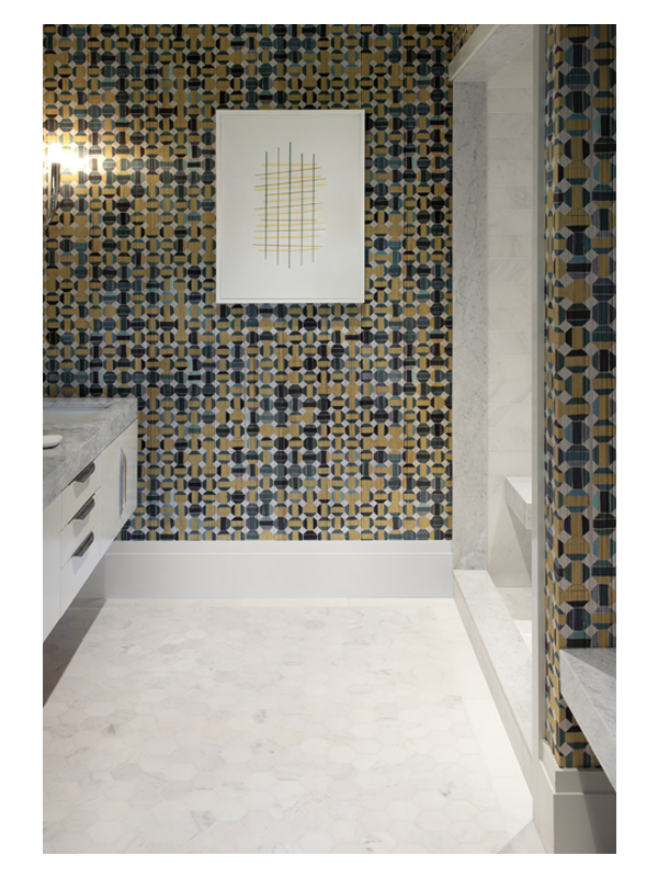 Geoffrey De Sousa's luxurious guest bathroom design, featuring 4
